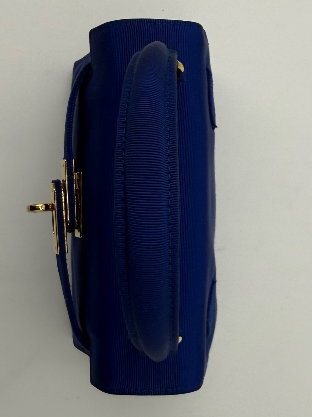🇮🇹COLOMBO 1937 MILANO • MINI 18 Crossbody Bag in Blue Silk • Made in ITALY - Picture 6 of 16